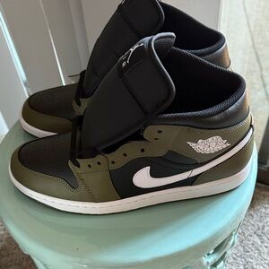 Nike Black and Olive Sneakers